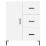 Aparador alto madera contrachapada blanco 69,5x34x180 cm de vidaXL, Aparadores - Ref: Foro24-3198465, Precio: 183,44 €, Descu...