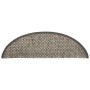 Alfombra autoadhesiva escalera sisal 15 uds antracita 65x21x4cm de vidaXL, Alfombrillas para escalones - Ref: Foro24-326872, ...