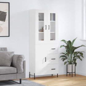 Aparador alto madera contrachapada blanco 69,5x34x180 cm de vidaXL, Aparadores - Ref: Foro24-3198473, Precio: 196,60 €, Descu...