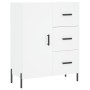 Aparador alto madera contrachapada blanco 69,5x34x180 cm de vidaXL, Aparadores - Ref: Foro24-3198473, Precio: 196,60 €, Descu...