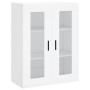 Aparador alto madera contrachapada blanco 69,5x34x180 cm de vidaXL, Aparadores - Ref: Foro24-3198481, Precio: 187,94 €, Descu...