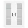 Aparador alto madera contrachapada blanco 69,5x34x180 cm de vidaXL, Aparadores - Ref: Foro24-3198481, Precio: 187,94 €, Descu...