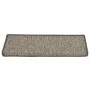 Alfombrilla autoadhesiva escalera 15 uds gris y beige 65x21x4cm de vidaXL, Alfombrillas para escalones - Ref: Foro24-326884, ...