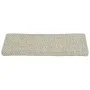 Alfombrilla autoadhesiva escalera sisal 15 uds gris 65x21x4 cm de vidaXL, Alfombrillas para escalones - Ref: Foro24-326887, P...