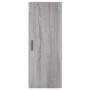 Aparador alto madera contrachapada gris Sonoma 34,5x34x180 cm de vidaXL, Aparadores - Ref: Foro24-3198807, Precio: 110,16 €, ...