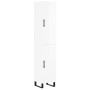 Aparador alto madera contrachapada blanco brillo 34,5x34x180 cm de vidaXL, Aparadores - Ref: Foro24-3198811, Precio: 134,01 €...