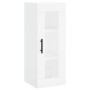 Aparador alto madera contrachapada blanco 34,5x34x180 cm de vidaXL, Aparadores - Ref: Foro24-3199193, Precio: 129,08 €, Descu...