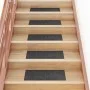 Alfombrilla autoadhesiva escalera 15 uds gris 60x25 cm de vidaXL, Alfombrillas para escalones - Ref: Foro24-326913, Precio: 3...