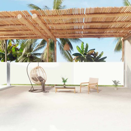 Toldo lateral retráctil crema 160x1200 cm en Sombrillas | Comprar online en Foru.es