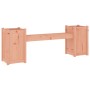 Banco con jardineras madera maciza de abeto Douglas 180x36x63cm de vidaXL, Bancos de jardín - Ref: Foro24-825168, Precio: 125...