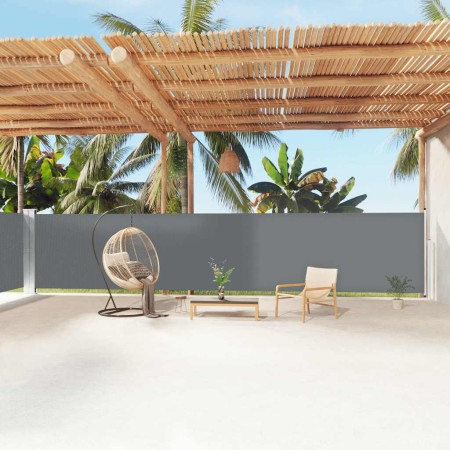 Toldo lateral retráctil antracita 160x1200 cm en Sombrillas | Comprar online en Foru.es