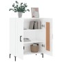 Aparador de madera contrachapada blanco brillante 69,5x34x90 cm de vidaXL, Aparadores - Ref: Foro24-830198, Precio: 88,16 €, ...