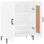 Aparador de madera contrachapada blanco brillante 69,5x34x90 cm de vidaXL, Aparadores - Ref: Foro24-830198, Precio: 88,16 €, ...