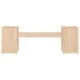 Banco con jardineras madera maciza de pino 180x36x63 cm de vidaXL, Bancos de jardín - Ref: Foro24-825163, Precio: 127,72 €, D...