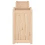 Banco con jardineras madera maciza de pino 180x36x63 cm de vidaXL, Bancos de jardín - Ref: Foro24-825163, Precio: 127,72 €, D...