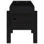 Jardinera madera maciza de pino negro 62x30x38 cm de vidaXL, Maceteros y jardineras - Ref: Foro24-825181, Precio: 41,83 €, De...
