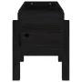 Jardinera madera maciza de pino negro 62x30x38 cm de vidaXL, Maceteros y jardineras - Ref: Foro24-825181, Precio: 41,26 €, De...