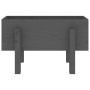 Jardinera madera maciza de pino gris 62x30x38 cm de vidaXL, Maceteros y jardineras - Ref: Foro24-825179, Precio: 47,67 €, Des...