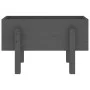 Jardinera madera maciza de pino gris 62x30x38 cm de vidaXL, Maceteros y jardineras - Ref: Foro24-825179, Precio: 47,01 €, Des...
