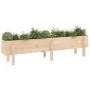 Arriate elevado de jardín madera maciza de pino 160x30x38 cm de vidaXL, Maceteros y jardineras - Ref: Foro24-825191, Precio: ...
