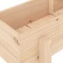 Arriate elevado de jardín madera maciza de pino 160x30x38 cm de vidaXL, Maceteros y jardineras - Ref: Foro24-825191, Precio: ...