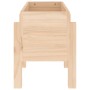 Jardinera madera maciza de pino 62x30x38 cm de vidaXL, Maceteros y jardineras - Ref: Foro24-825177, Precio: 38,84 €, Descuent...