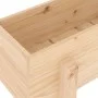 Jardinera madera maciza de pino 62x30x38 cm de vidaXL, Maceteros y jardineras - Ref: Foro24-825177, Precio: 38,28 €, Descuent...