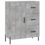 Aparador alto madera contrachapada gris hormigón 69,5x34x180 cm de vidaXL, Aparadores - Ref: Foro24-3190033, Precio: 151,07 €...