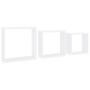 Estantes cubo de pared 3 unidades MDF blanco de vidaXL, Estantes y estanterías - Ref: Foro24-323949, Precio: 30,96 €, Descuen...