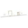 Estantes de pared 2 unidades blanco brillo 115x9x3 cm de vidaXL, Estantes y estanterías - Ref: Foro24-326652, Precio: 30,86 €...