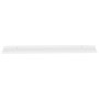 Estantes de pared 2 unidades blanco brillo 115x9x3 cm de vidaXL, Estantes y estanterías - Ref: Foro24-326652, Precio: 30,86 €...