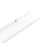 Estantes de pared 2 unidades blanco brillo 115x9x3 cm de vidaXL, Estantes y estanterías - Ref: Foro24-326652, Precio: 30,86 €...