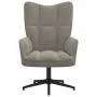 Sillón de relax de terciopelo gris claro de vidaXL, Sillones - Ref: Foro24-328095, Precio: 121,97 €, Descuento: %