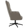 Sillón de relax de terciopelo gris claro de vidaXL, Sillones - Ref: Foro24-328095, Precio: 124,11 €, Descuento: %