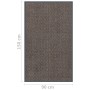Felpudo copetudo 90x150 cm marrón oscuro de vidaXL, Felpudos - Ref: Foro24-326941, Precio: 40,63 €, Descuento: %