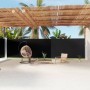 Toldo lateral retráctil negro 200x1200 cm en Sombrillas | Comprar online en Foru.es