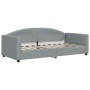 Sofá cama tela gris claro 90x190 cm de vidaXL, Camas y somieres - Ref: Foro24-354121, Precio: 181,35 €, Descuento: %