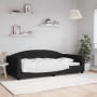Sofá cama tela negro 100x200 cm de vidaXL, Camas y somieres - Ref: Foro24-354118, Precio: 197,86 €, Descuento: %