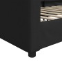 Sofá cama tela negro 100x200 cm de vidaXL, Camas y somieres - Ref: Foro24-354118, Precio: 197,86 €, Descuento: %