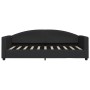 Sofá cama tela negro 90x190 cm de vidaXL, Camas y somieres - Ref: Foro24-354123, Precio: 186,16 €, Descuento: %