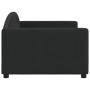 Sofá cama tela negro 90x190 cm de vidaXL, Camas y somieres - Ref: Foro24-354123, Precio: 186,16 €, Descuento: %