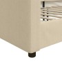 Sofá cama tela color crema 80x200 cm de vidaXL, Camas y somieres - Ref: Foro24-354110, Precio: 186,12 €, Descuento: %