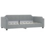 Sofá cama tela gris claro 90x200 cm de vidaXL, Camas y somieres - Ref: Foro24-354205, Precio: 195,90 €, Descuento: %