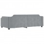 Sofá cama tela gris claro 90x200 cm de vidaXL, Camas y somieres - Ref: Foro24-354205, Precio: 195,90 €, Descuento: %