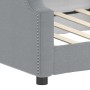 Sofá cama tela gris claro 90x200 cm de vidaXL, Camas y somieres - Ref: Foro24-354205, Precio: 195,90 €, Descuento: %