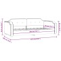 Sofá cama tela gris claro 90x200 cm de vidaXL, Camas y somieres - Ref: Foro24-354205, Precio: 195,90 €, Descuento: %