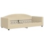 Sofá cama tela color crema 90x200 cm de vidaXL, Camas y somieres - Ref: Foro24-354115, Precio: 188,77 €, Descuento: %