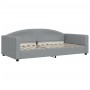 Sofá cama tela gris claro 100x200 cm de vidaXL, Camas y somieres - Ref: Foro24-354116, Precio: 197,56 €, Descuento: %