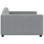 Sofá cama tela gris claro 100x200 cm de vidaXL, Camas y somieres - Ref: Foro24-354116, Precio: 197,56 €, Descuento: %