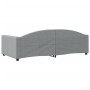 Sofá cama tela gris claro 100x200 cm de vidaXL, Camas y somieres - Ref: Foro24-354116, Precio: 197,56 €, Descuento: %